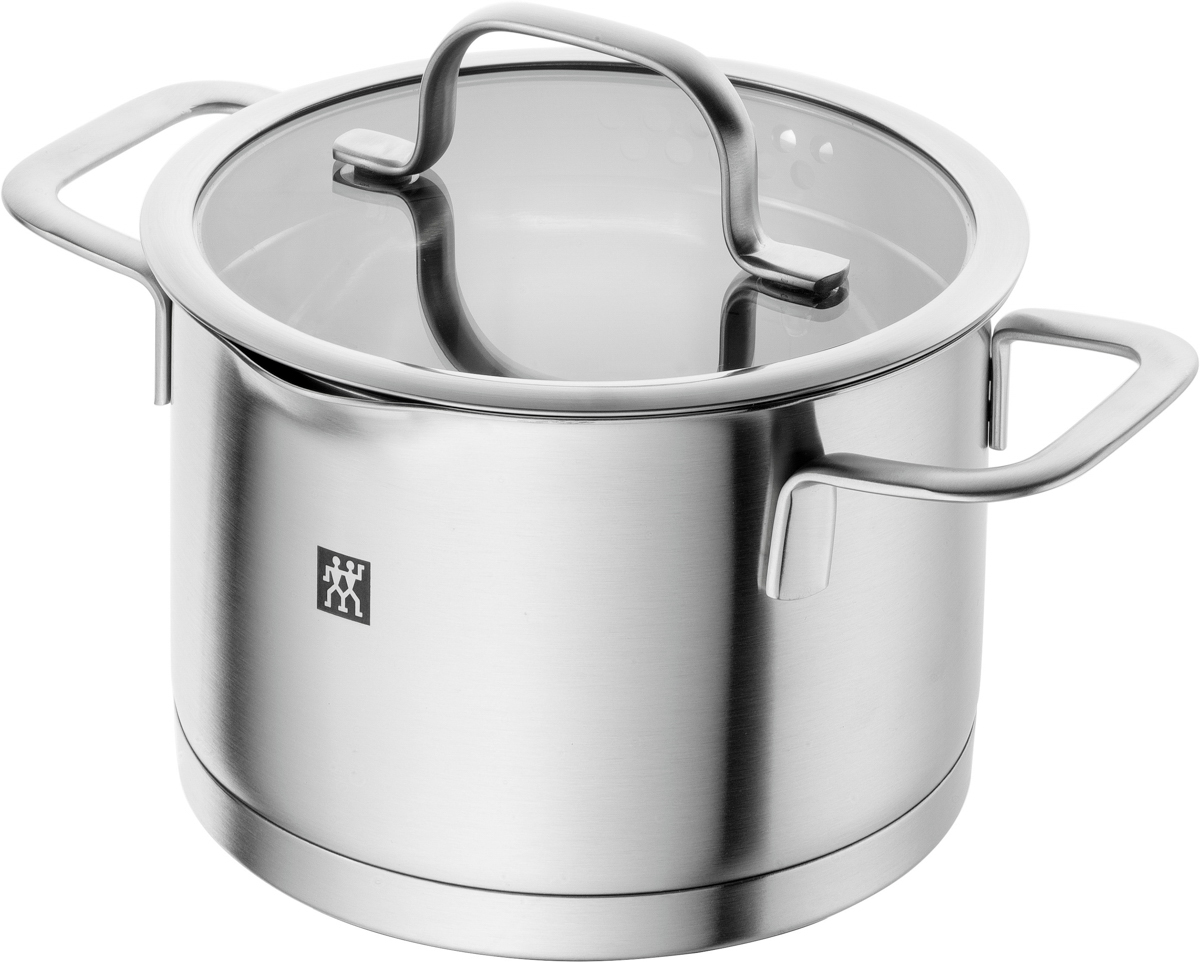 Kochtopf, 16 cm, rund, Edelstahl, Serie: TrueFlow. Marke: ZWILLING