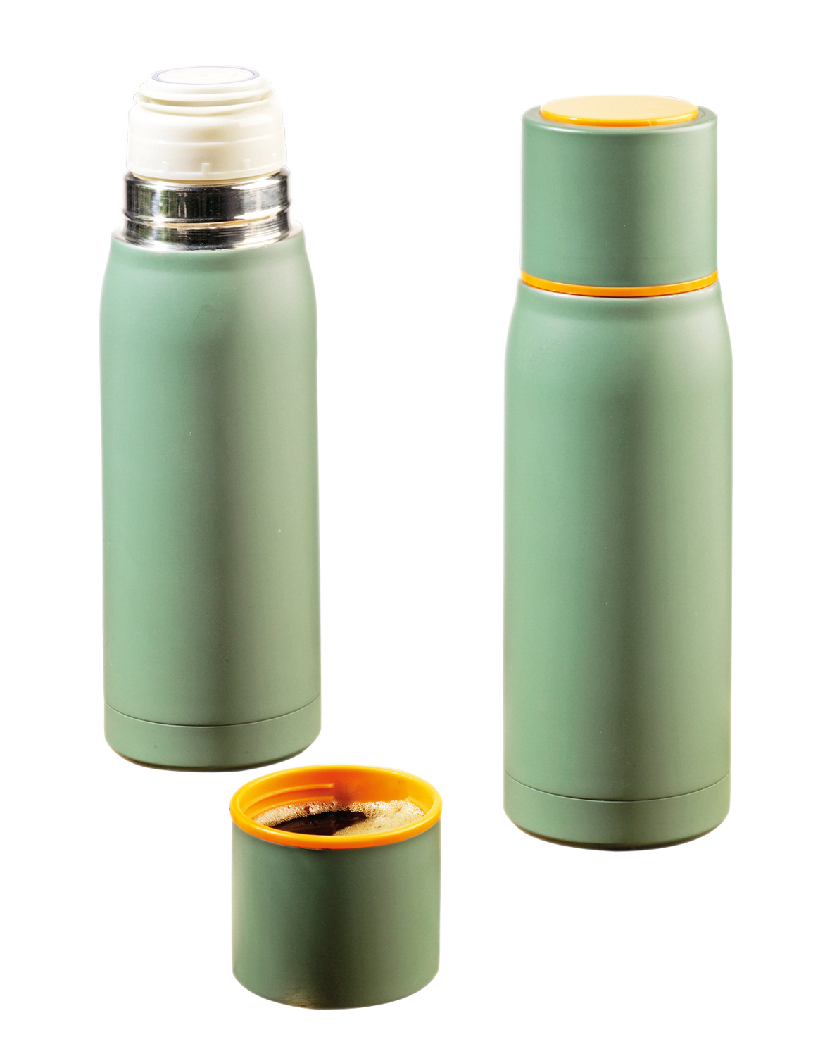 Isolierflasche GROENLAND, aus doppelwandigem Edelstahl, Höhe: ca. 245 mm, Durchmesser: ca. 72 mm,