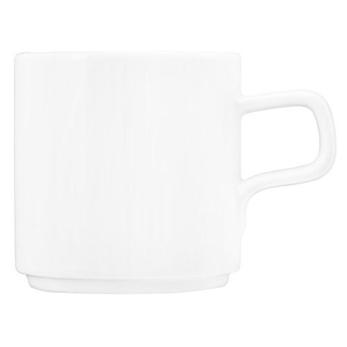 Seltmann Becher mit Henkel 0,28 l, rund, Form: Good Mood, weiss, hohe Kantenschlagfestigkeit, Made in Germany