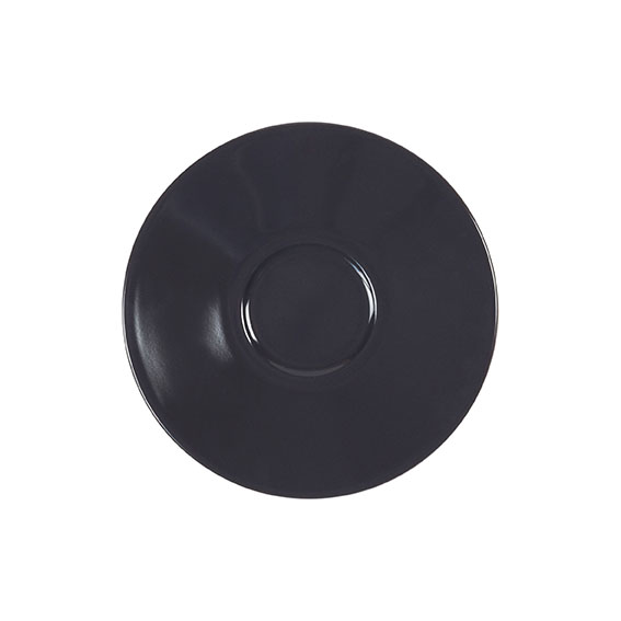 Untertasse 18 cm - Form: Table Selection - Dekor, 79934 anthrazit - aus Porzellan. Hersteller:, Eschenbach. "Made in Germany".