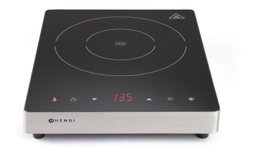 HENDI Induktionskocher 2000W Display Line - 2000 W - 293x373x(H)56 mm