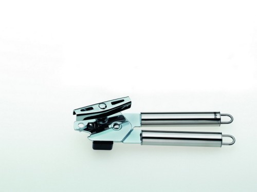 Kela Dosenöffner Rondo Edelstahl 20cm Praktischer Küchenhelfer: der Dosenöffner RONDO mit integriertem Kapselheber. Der Dosenöffner RONDO