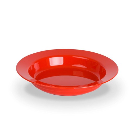 PP-Teller tief 19 cm, rot, Höhe: 3,4 cm