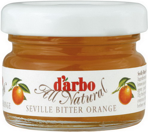 Darbo Bitterorangen Fruchtaufstrich Extra im Miniglas à 28 g Inhalt: 60 Stk. pro Karton