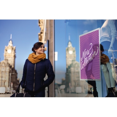 DURABLE Magnetrahmen DURAFRAME® POSTER SUN DIN A2 Folie silber