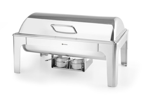 Chafing Dish GN 1/1, Hochglanz-Finish. Ideal für den Einsatz bei Buffets und Catering.