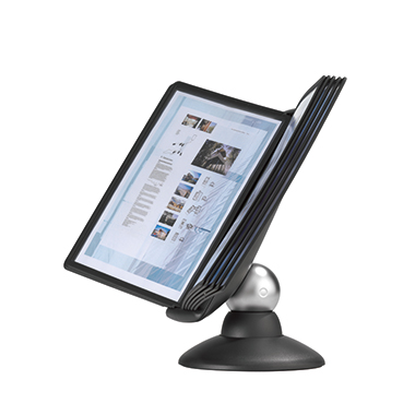 DURABLE Sichttafelständer SHERPA® MOTION 10 DIN A4 Polyamid schwarz 10 Sichttafeln