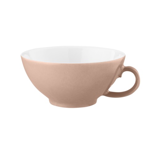 Seltmann Teeobertasse 0,14 l, rund, Form: Coup Fine Dining, Dekor: 57270 altrosa, hohe Kantenschlagfestigkeit, Made in Germany