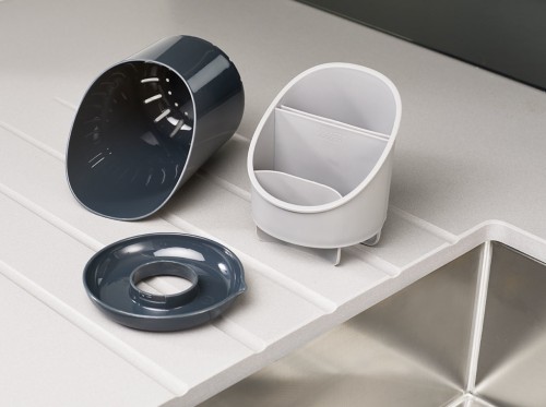 Joseph Joseph Dock - Besteck-Abtropfbehälter - dunkelgrau