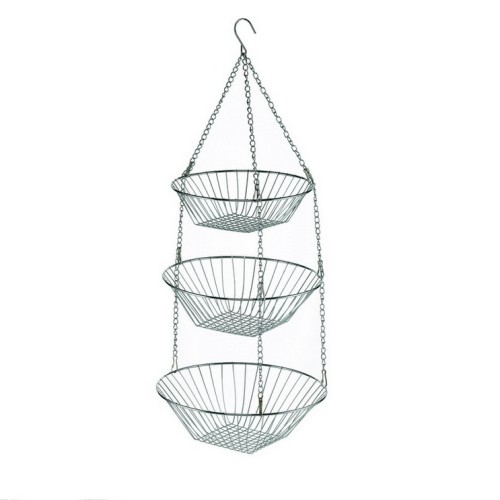 Kela Drahtetagere Loop Metall verchromt 3tlg 73cm 30cmØ