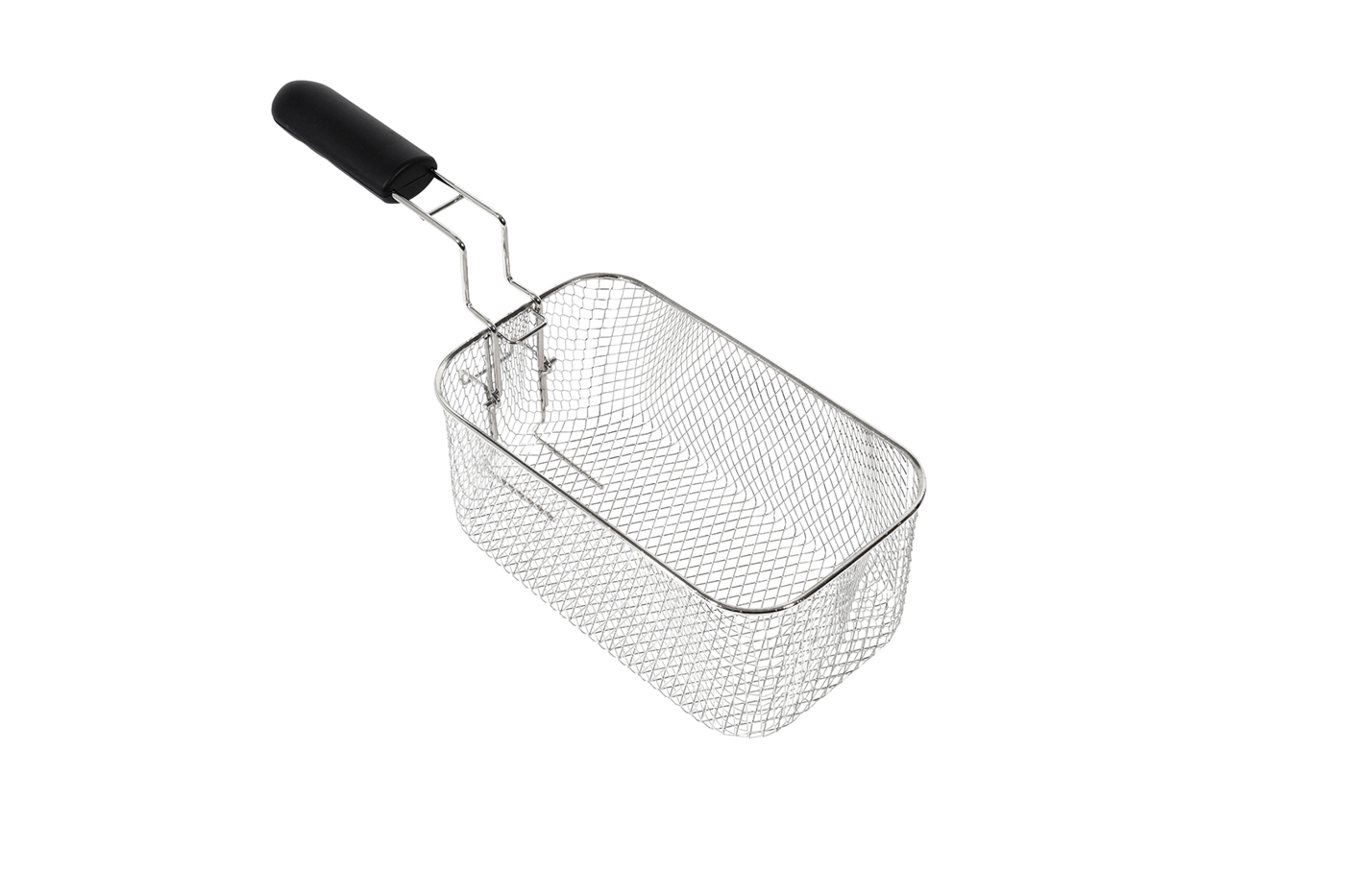 Bartscher Fritteusenkorb MINI 4L | Tiefe Korb:245 mm | Maße: 14,5 x 43,5 x 15,5 cm. Gewicht:0,24 kg