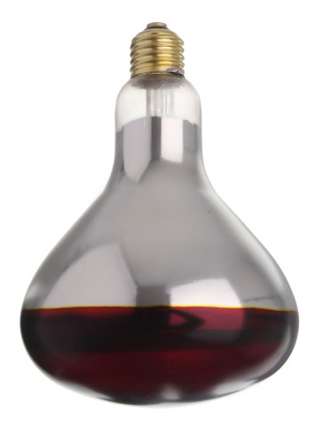 Infrarotlampe - Ersatzlampe für Infrarot Wärmelampe/-brücke. Bruchsicher mit (E27) Befestigung.