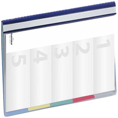 DURABLE Organisationshefter DIVISOFLEX® DIN A4 250 Bl. (80 g/m) 5 Unterteilungen Hartfolie blau