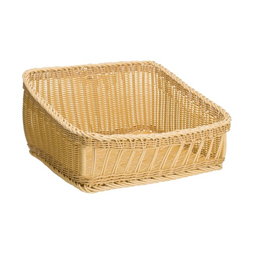 Westmark Präsentationskorb eckig, 50 x 50 x 16/27 cm, hellbeige