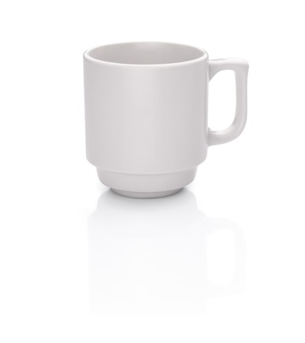 WAS Becher aus Porzellan, Kapazität: 0,25 Liter.