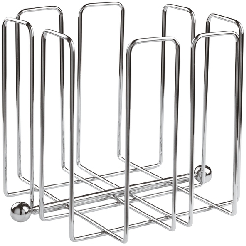 Sambonet Accessories Metall verchromt Serviettenhalter gr. Maße: 19x19x19 cm für ca. 150 Servietten