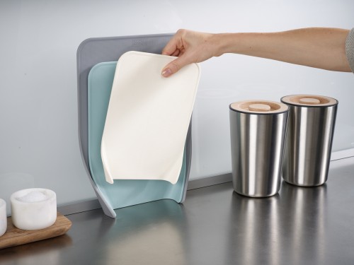 Joseph Joseph Nest Chop - 3-teiliges Schneidebrett-Set - opal