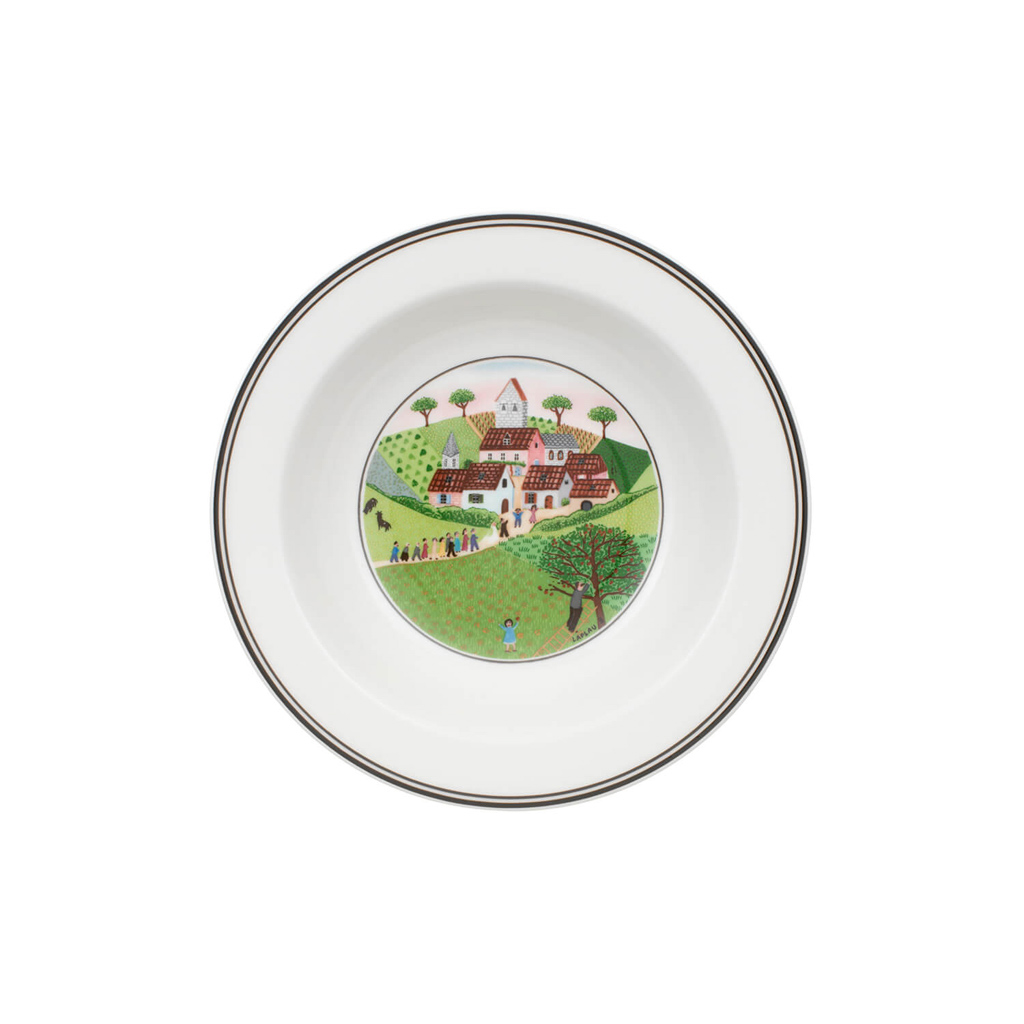 Villeroy und Boch Salatschale Heirat - Maße: 20 x 20 x 3,8 cm / Ser.: Design Naif