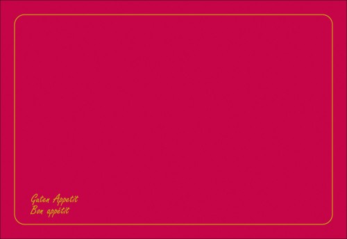 DUNI Dunicel-Sets 33x48cm Guten Appetit bordeaux 500 Stück