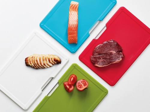 Joseph Joseph Folio Steel 4-teiliges Schneidebrett-Set – Mehrfarben