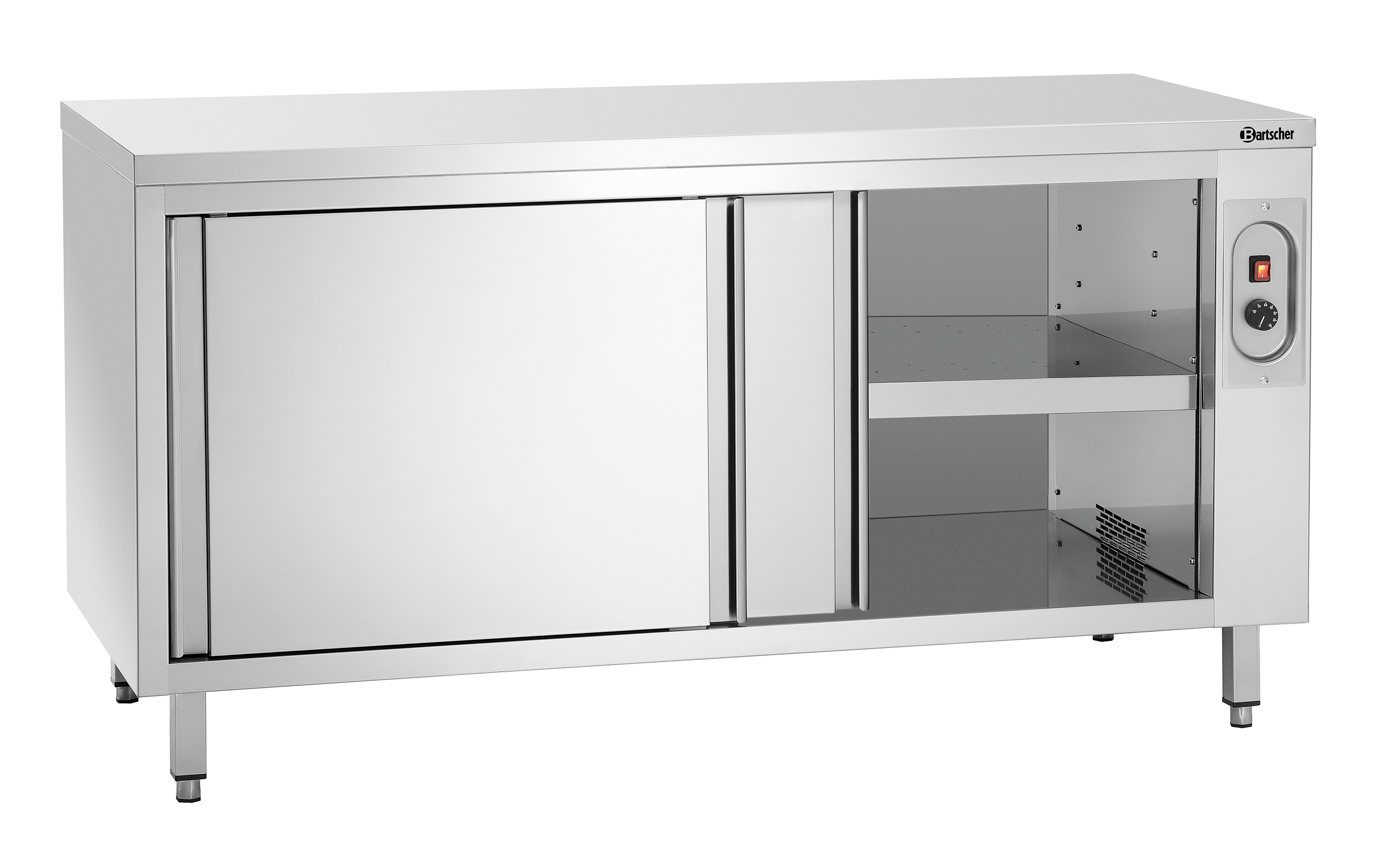 Bartscher Wärmeschrank 700, B1600 | Tiefe Innen:620 mm | Maße: 160 x 70 x 85,0 cm. Gewicht: 95 kg