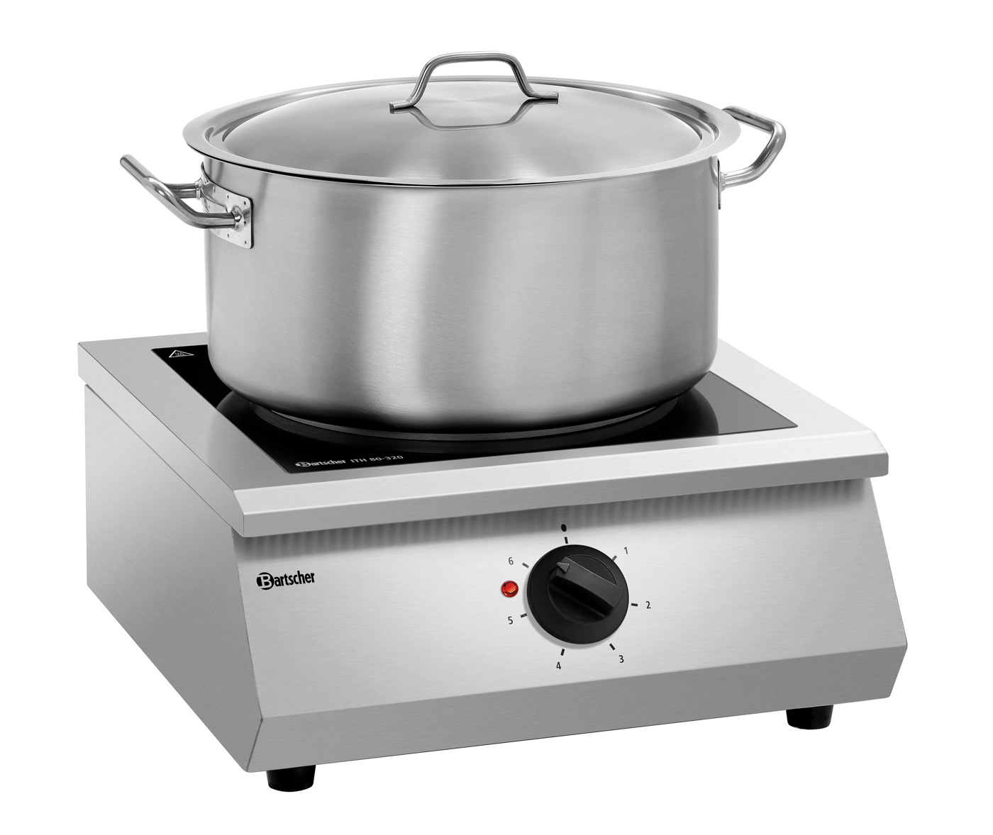 Bartscher Induktionstischherd ITH 80-320 | AnzahlKochstellen: 1 | Maße: 50 x 54 x 24,5 cm. Gewicht:20,6 kg