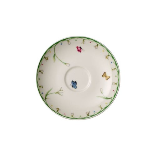 Villeroy & Boch Colourful Spring Kaffeeuntertasse, Durchmesser: 14,8 cm