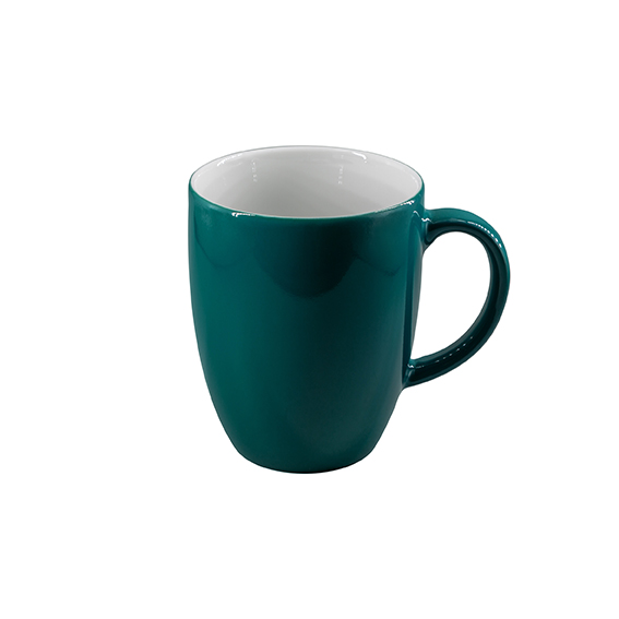 Becher mit Henkel 0,28 l - Form: Table Selection - Dekor 79933 türkisgrün - aus Porzellan.