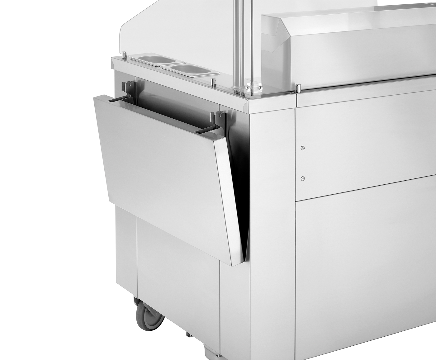 Bartscher Seitenablage KST Plus | Material: CNS18/10 | Maße: 70 x 35 x 8,0 cm. Gewicht: 4,4 kg