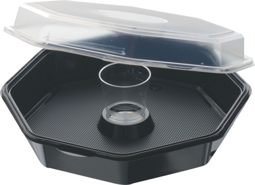 Duni Octaview® (C&C Packung mit 157541) 190 x 190 x 70 mm ungeteilt, 210 Stk/Krt (6 x 35 Stk)