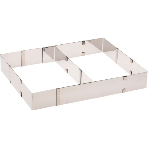 Westmark Kuchenrahmen mit Teiler, 5 cm hoch