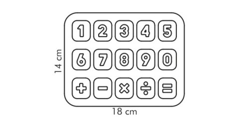 Schokoladenformen DELÍCIA SILICONE, Zählen