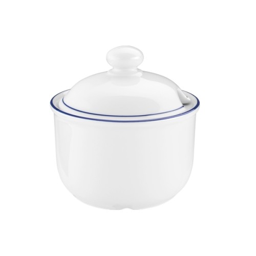 Seltmann Zuckerdose 6 Personen, Form: Compact, Dekor: 10795 Blaurand