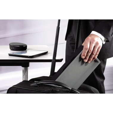 DURABLE Stiftschale VARICOLOR® JOB CASE 12,2 x 6,2 x 23,5 cm (B x H x T) ABS Kunststoff anthrazit 2 Fächer