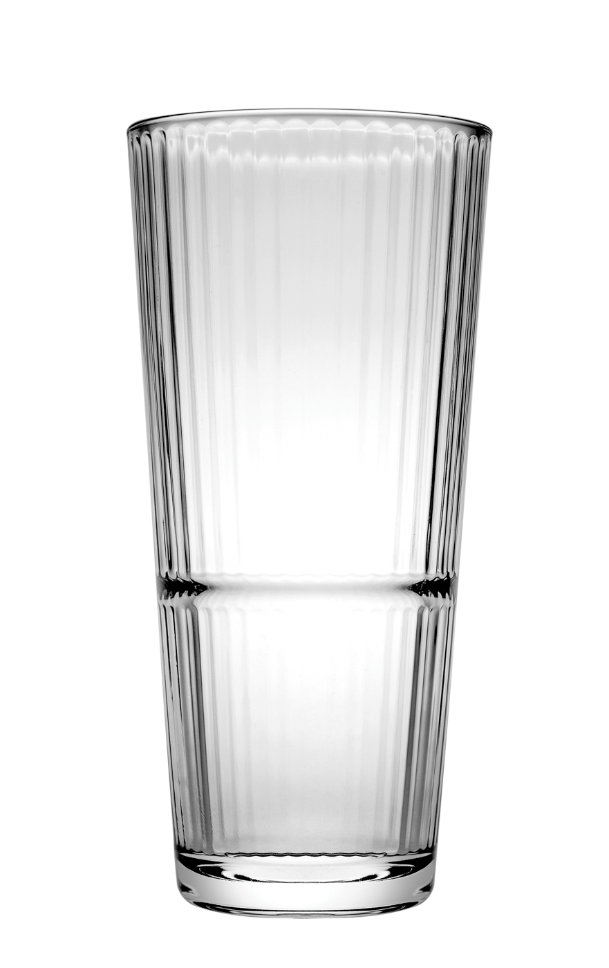 Longdrinkglas Pasabahce Grande Sunray, 0,295 ltr., Ø 5 cm, Set á 12 Stück, Glas
