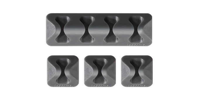 Kabelhalter PRESTO, 4-teiliges Set