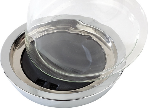 Kühlkaraffe, 3-teilig - COOL Ø 16 cm, H: 27 cm, 1,4 Liter Glas, Silikon, ABS, Edelstahl bestehend aus: 1x Glaskaraffe mit