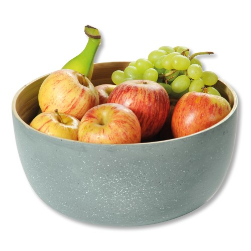 Kesper Bambusschale, d. 25 cm, Höhe: 12 cm, Betonoptik