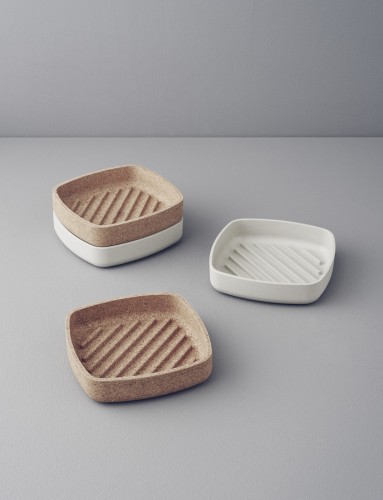 TRAY-IT Brotschale grau, Maße: 120 x 90 x 70 mm