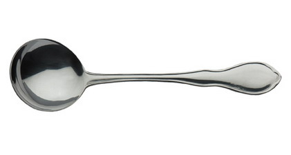 Sahnelöffel CHIPPENDALE, Edelstahl 18/0, poliert.
