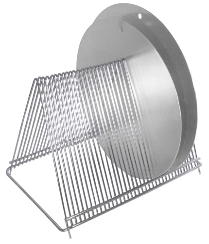 Tortenscheibenständer Fächereinteilung aus 3 mm starkem Edelstahldraht,  Rahmen aus 5 mm Edelstahldraht, spülmaschinenfest, mit