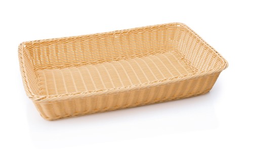 GN Systemkorb GN SYSTEMKÖRBE. GN 1/1, Polypropylen, › Rand mit Edelstahldrahtverstärkung.