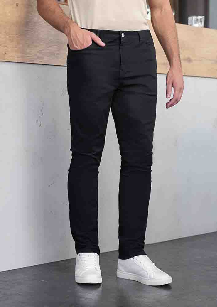Herren 5-Pocket-Hose Classic-Stretch, aus nachhaltigem Material , Bio-Baumwolle - Größe: 44