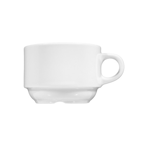 Seltmann Obere zur Kaffeetasse 1, Form: Meran, Dekor: 00006 - uni weiß