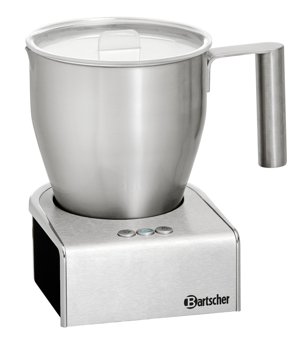 Bartscher Milchaufschäumer Induktion MSI400 |Funktionen: Aufschäumen/Erhitzen bei 65 °C |Maße: 12,5 x 15 x 18,0 cm. Gewicht: 1,1 kg