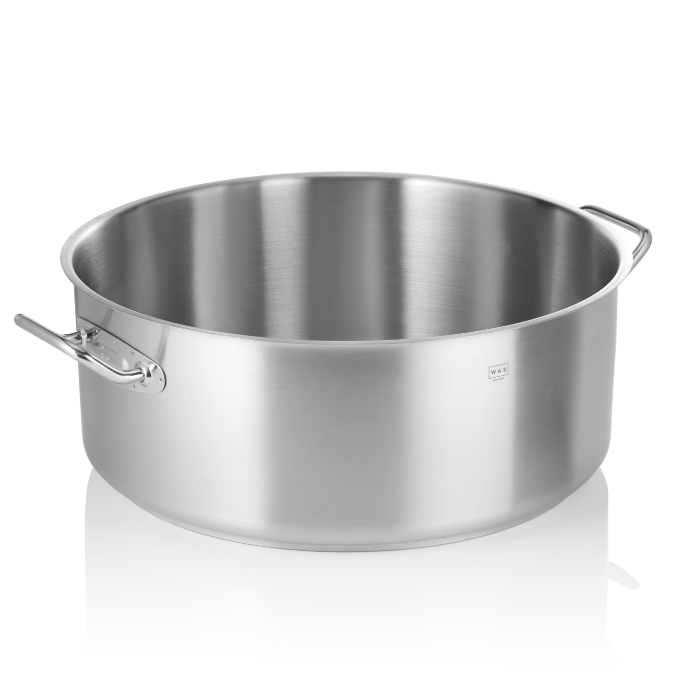 Bratentopf Cookware 21, Ø 50 cm, Chromnickelstahl 18/10 Flache Ausführung