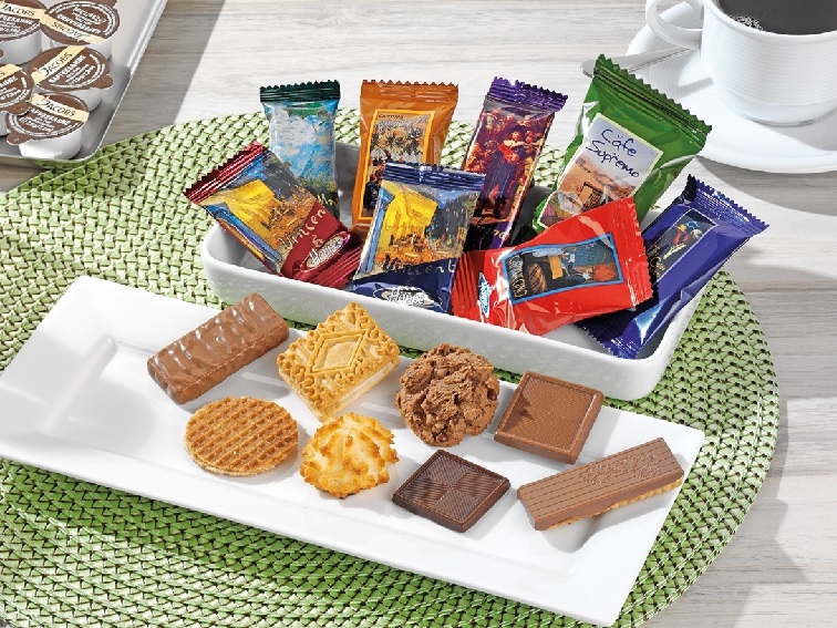 Hoppe Gebäckmischung LUXUS-MISCHUNG Inhalt: 150 Stück à 7 g je Karton Jeder Keks einzeln hygienisch verpackt