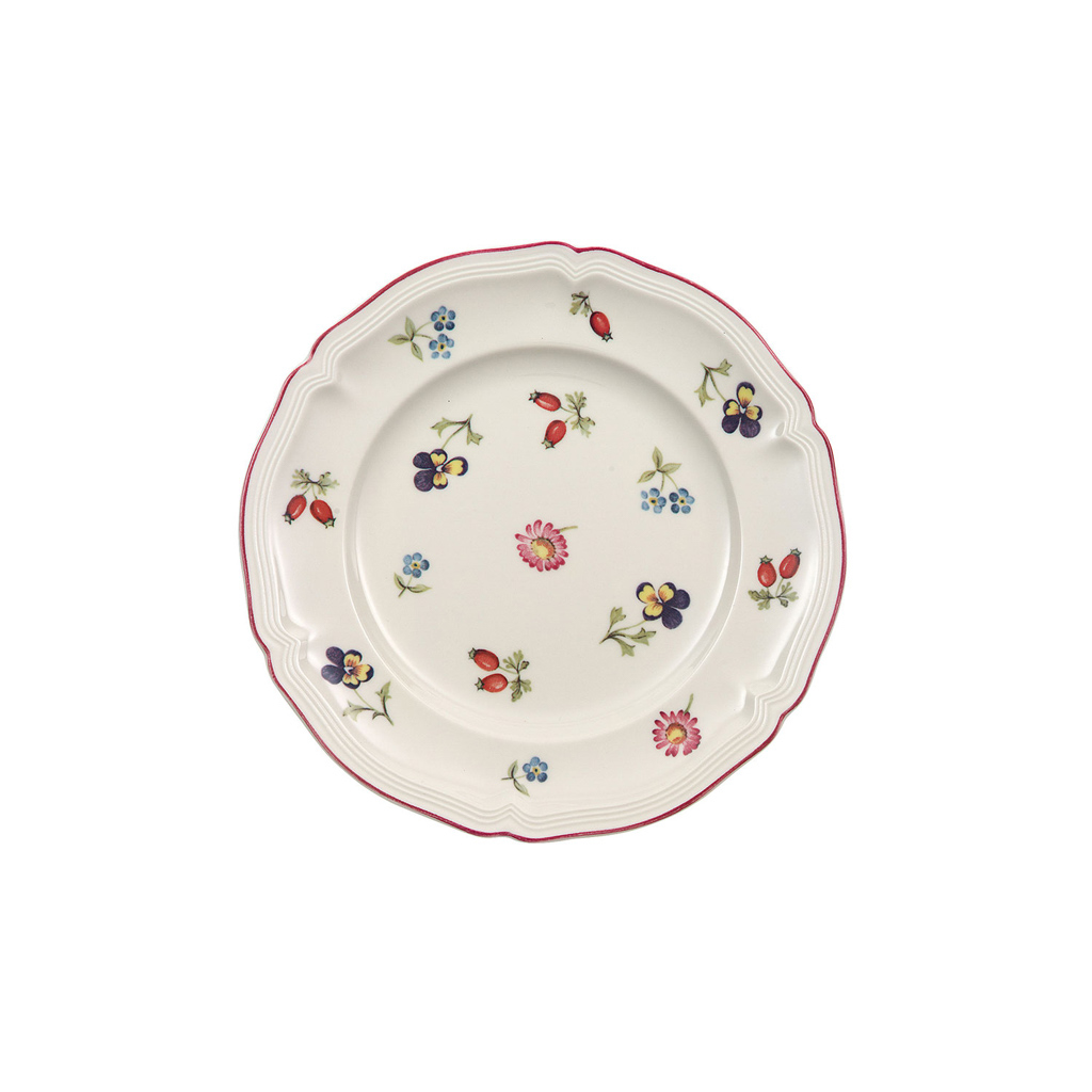 Villeroy und Boch Brotteller - Maße: 17 x 17 x 1,9 cm / Ser.: Petite Fleur