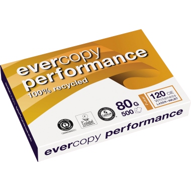 Evercopy Kopierpapier Performance DIN A3 80g/m² weiß 500 Bl./Pack.
