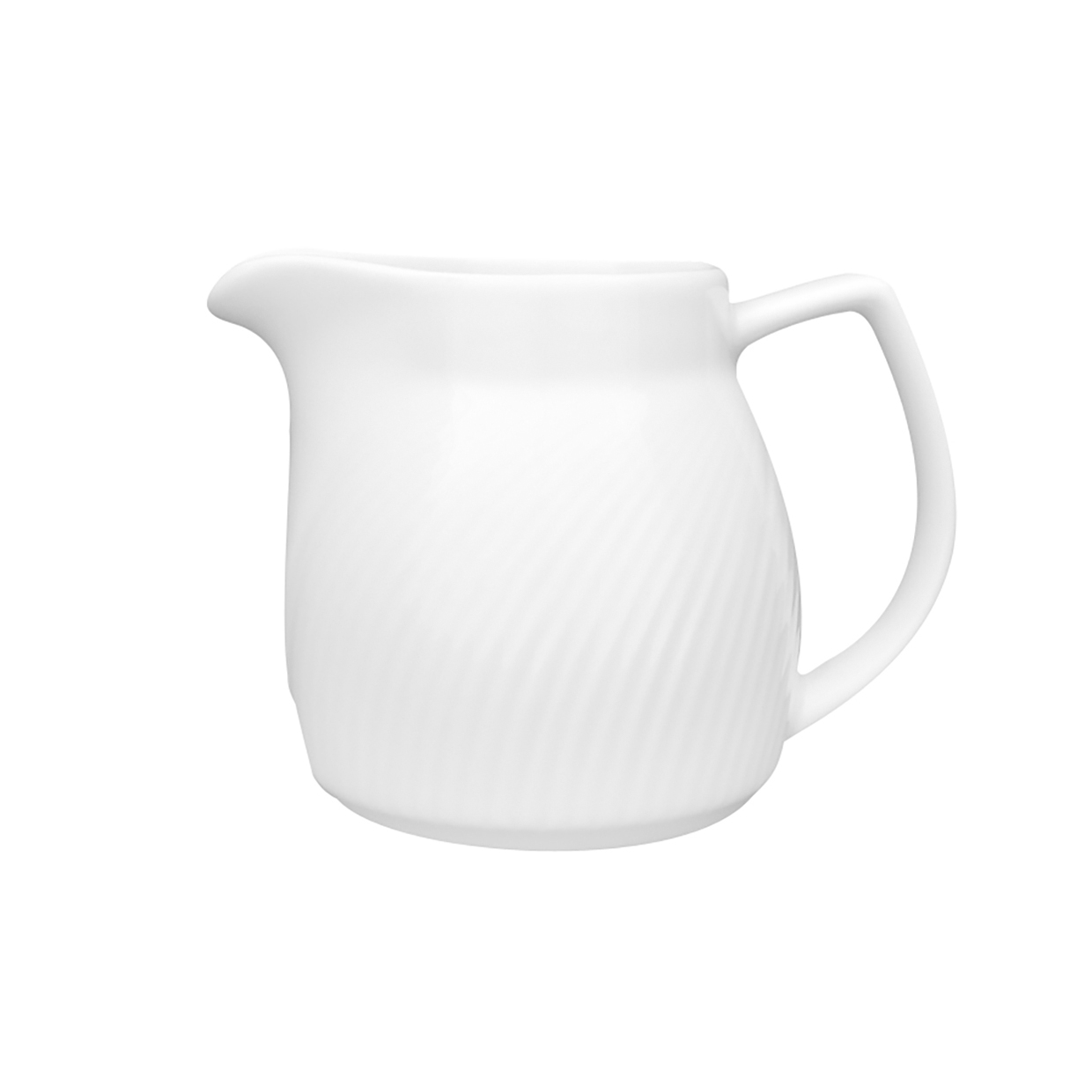 Sahnegießer - Inhalt 0,3 ltr - Form SWING TIME - uni weiß